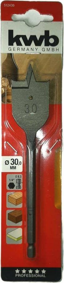 Kwb Speedboor Lepelboor Met Voorsnij Punten 30mm Profi