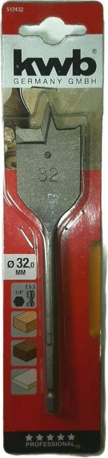 Kwb Speedboor Lepelboor Met Voorsnij Punten 32mm Profi