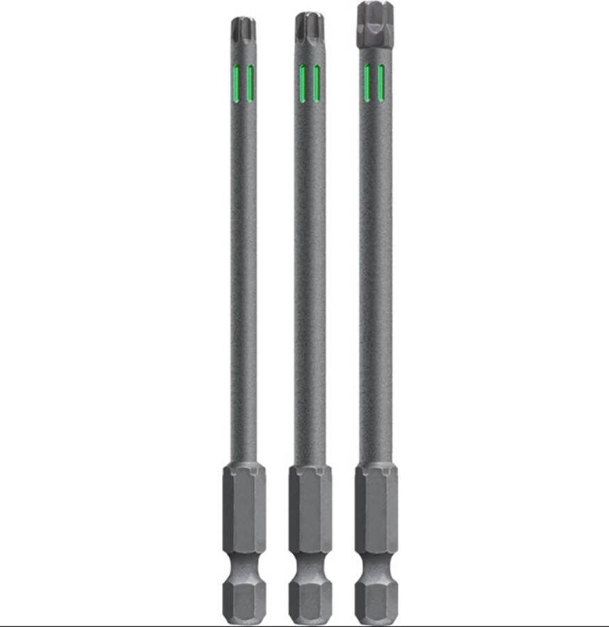 KWB torsie bitset TT10 TT15 en TT20 Lengte 150 mm Hoge torsieweerstand 123343