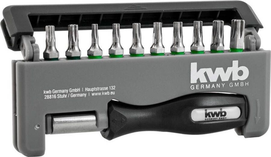 KWB Torx 12-delige schroevendraaier bit-box INDUSTRIAL STEEL