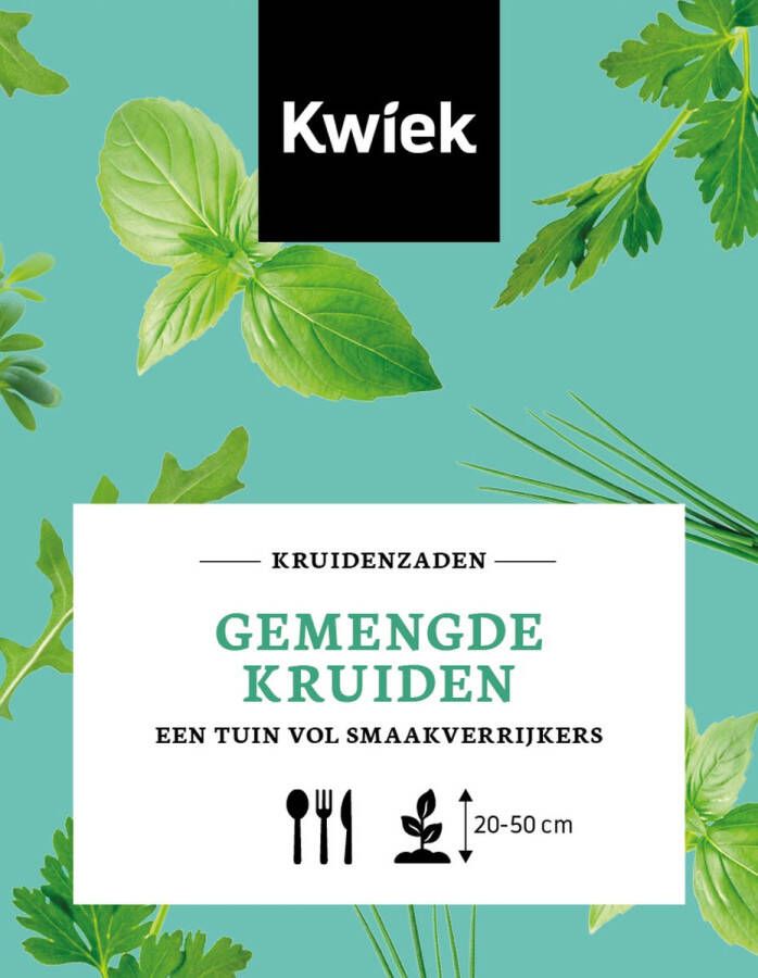 Kwiek Gemengde kruiden zaden uitdeelzakjes (25 stuks)