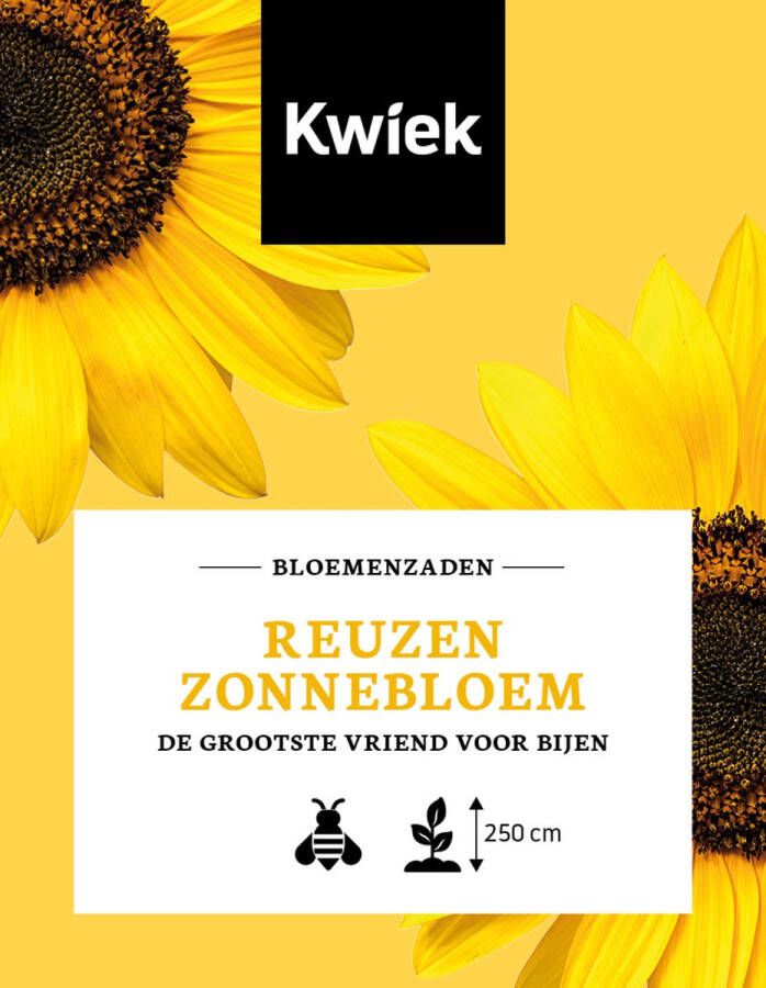 Kwiek Reuze zonnebloemen zaden uitdeelzakjes (25 stuks)