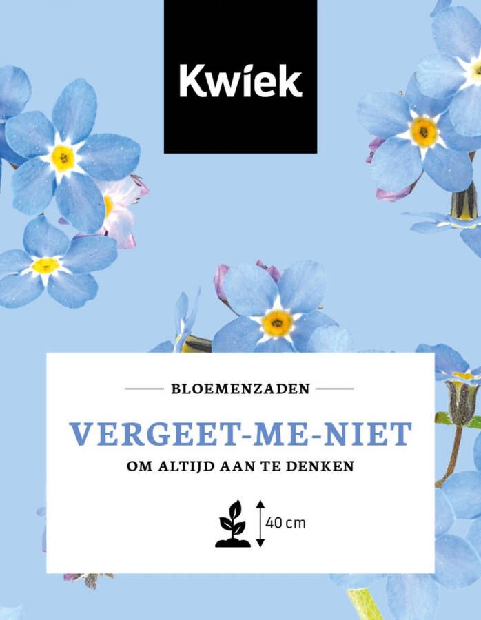 Kwiek Vergeet-mij-niet zaden uitdeelzakjes (25 stuks)