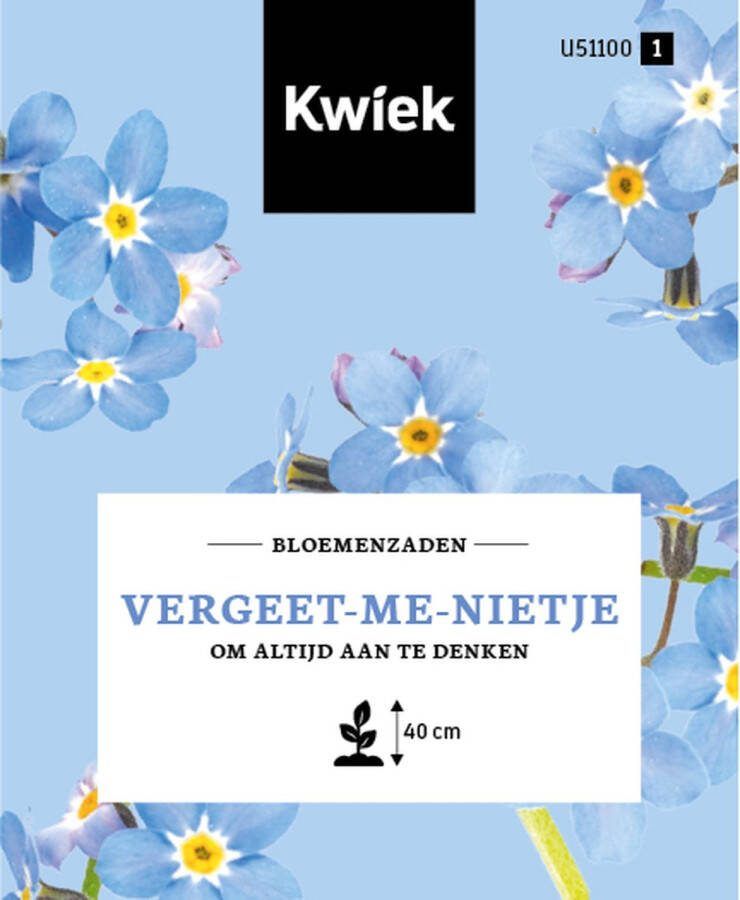 Kwiek Vergeet-mij-nietje zaden uitdeelzakjes (25 stuks)