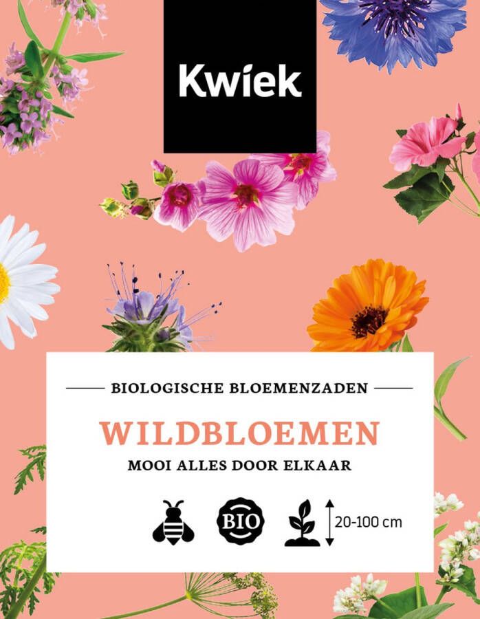 Kwiek Wildbloemenmengsel zaden uitdeelzakjes (25 stuks)