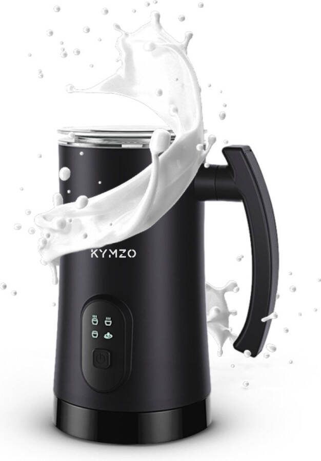 Kymzo Elektrische Melkopschuimer Grote Melkopschuimer 350ML 4 in 1 Opschuimen en Verwarmen
