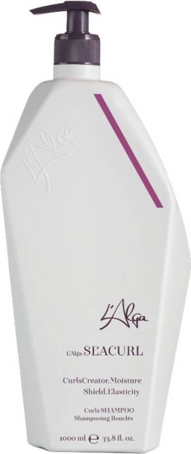 L' Alga L'Alga SeaCurl Shampoo 1000 ml Normale shampoo vrouwen Voor Alle haartypes