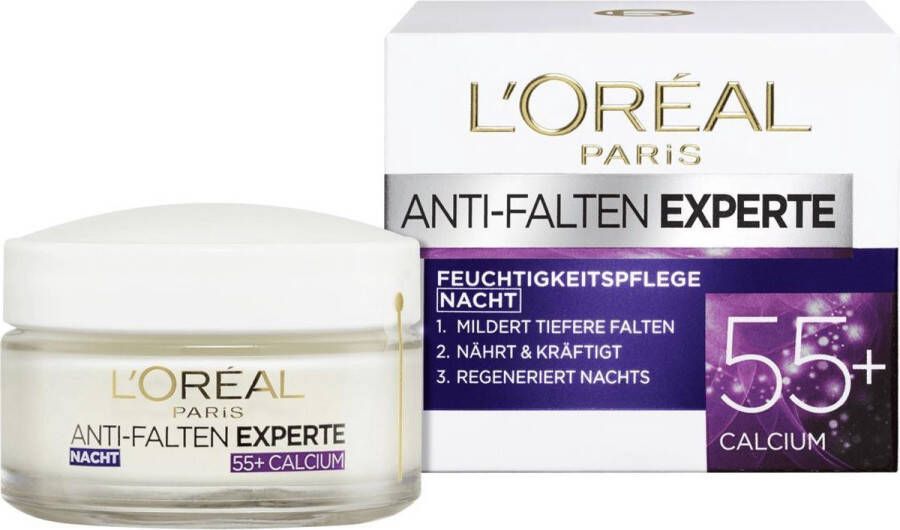 L Oréal Paris L'Oréal Paris Age Expert 55+ Anti Rimpel Nachtcrème 50ml Verstevigend