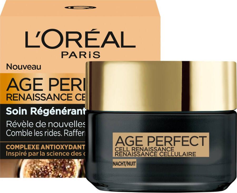 L Oréal Paris L'Oréal Paris Age Perfect Cell Renaissance Nachtcrème 50 ml Verstevigend