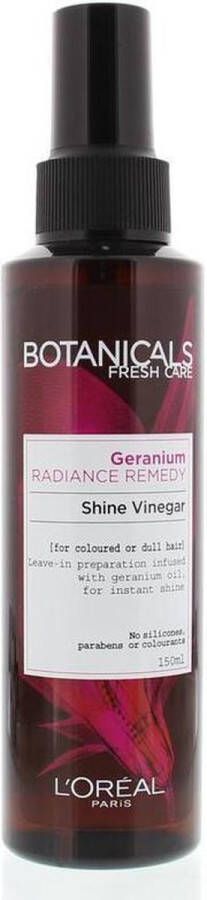 L Oréal Paris L'Oréal Paris Botanicals Geranium Radiance Remedy Haarolie 150 ml Dof & Gekleurd Haar