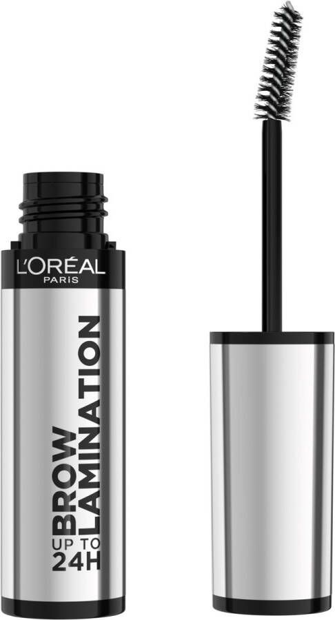 L Oréal Paris L'Oréal Paris Brow Lamination stylingsgel transparante wenkbrauwgel tot wel 24 uur een gelamineerde wenkbrauwlook sterke fixatie 6ml