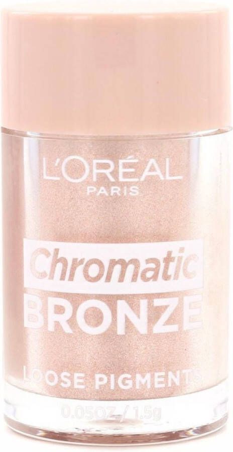 L Oréal Paris L'Oréal Paris Chromatic Bronze Loose Pigments Poeder 01 As If Gouden Glitter Oogschaduw Losse Pigmenten