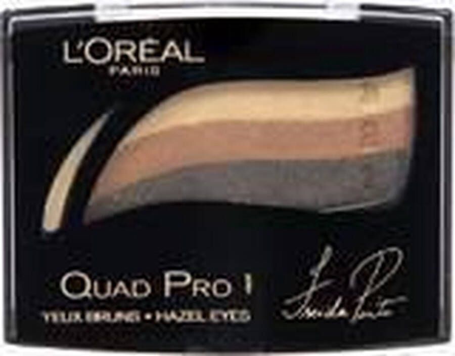 L Oréal Paris L'Oréal Paris Color Appeal Quad Pro 354 Brown Golds Oogschaduw Palet