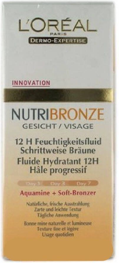 L Oréal Paris L'Oréal Paris Dermo-Expertise Nutribronze Gezicht Licht Tot Normale Huid 50 ml