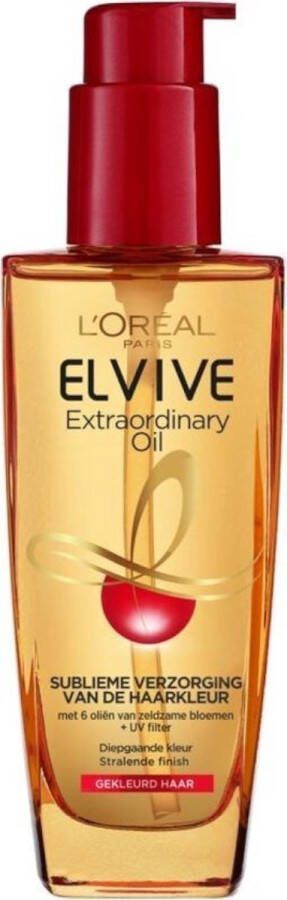 L Oréal Paris L'Oréal Paris Elvive Extraordinary Oil Haarolie 100 ml Gekleurd Haar