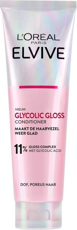 L Oréal Paris L'Oréal Paris Elvive Glycolic Gloss Conditioner voor dof poreus haar met glycolic acid voor glanzend haar 150 ml