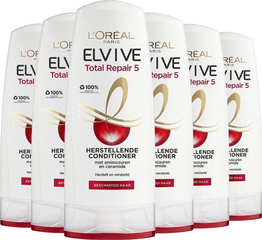 L Oréal Paris L'Oréal Paris Elvive Total Repair 5 Crèmespoeling Voordeelverpakking 6 x 200ml