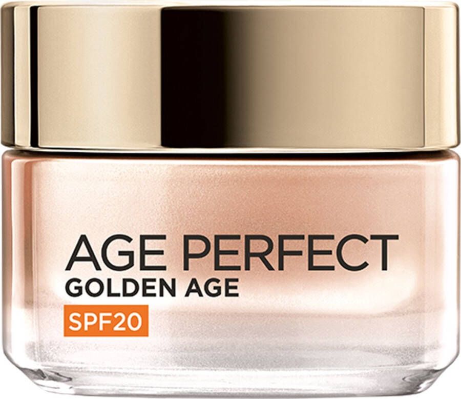 L Oréal Paris L'Oréal Paris Golden Age Perfect Versterkende Dagcrème met SPF 20 50 ml Voor de Rijpe en Doffe Huid