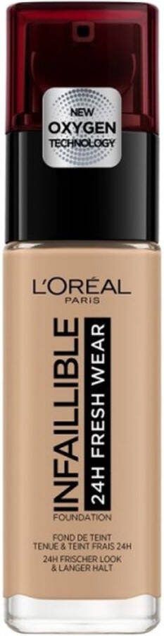 L Oréal Paris L'Oréal Paris Infaillible 220 Sand 24H Fresh Wear Foundation 3 Stuks Voordeelverpakking