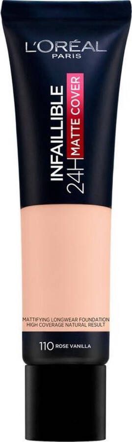 L Oréal Paris L'oréal Paris Infaillible 24h Matte Cover Foundation #110-rose Vanilla 30 Ml