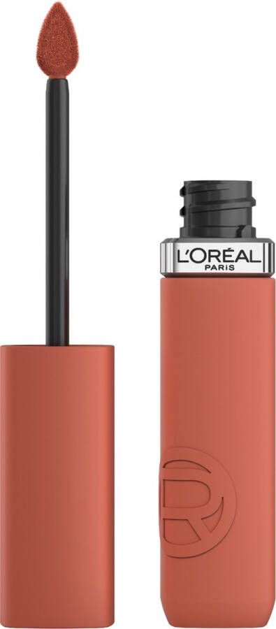 L Oréal Paris L'Oréal Paris Infaillible Matte Resistance lippenstift – Langhoudende Vloeibare Lipstick met een matte finish Verrijkt met Hyaluronzuur -115 Snooze Your Alarm 5ml