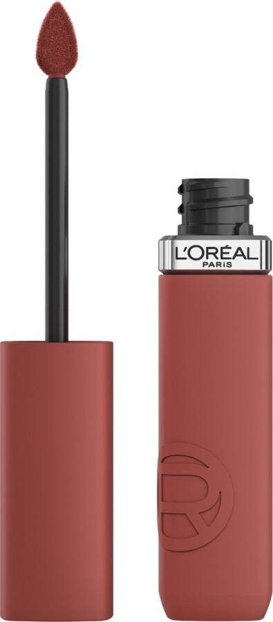 L Oréal Paris L'Oréal Paris Infaillible Matte Resistance lippenstift – Langhoudende Vloeibare Lipstick met een matte finish Verrijkt met Hyaluronzuur – Vegan – 150 Lazy Sunday – 5ml