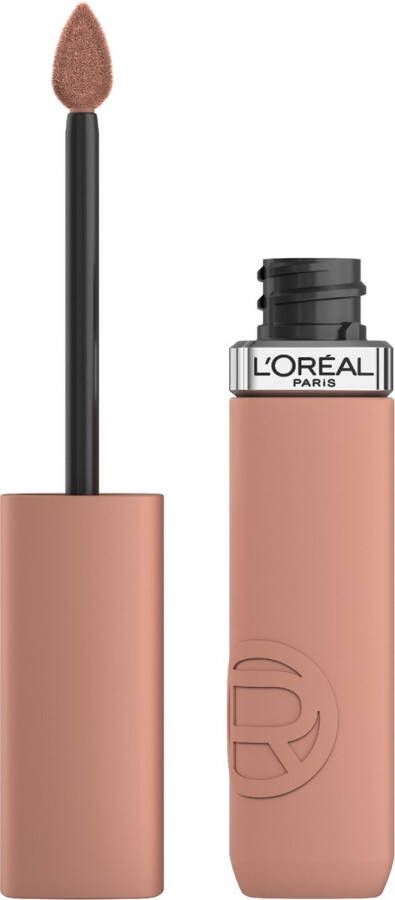 L Oréal Paris L'Oréal Paris Infaillible Matte Resistance lippenstift – Langhoudende Vloeibare Lipstick met een matte finish Verrijkt met Hyaluronzuur – Vegan – 105 Breakfast in Bed – 5ml