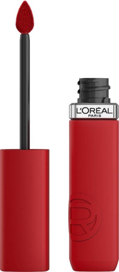 L Oréal Paris L'Oréal Paris Infaillible Matte Resistance lippenstift – Langhoudende Vloeibare Lipstick met een matte finish Verrijkt met Hyaluronzuur – Vegan – 430 A-Lister – 5ml