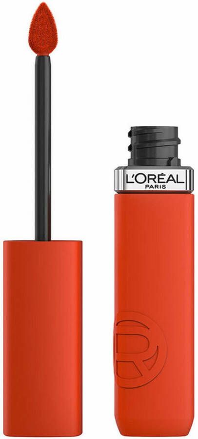 L Oréal Paris L'Oréal Paris Infaillible Matte Resistance lippenstift – Langhoudende Vloeibare Lipstick met een matte finish Verrijkt met Hyaluronzuur – Vegan – 400 Spill The Tea – 5ml