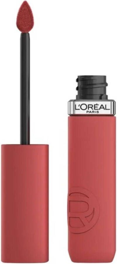 L Oréal Paris L'Oréal Paris Infaillible Matte Resistance lippenstift Nude – Langhoudende Vloeibare Lipstick met een matte finish Verrijkt met Hyaluronzuur – Vegan – 645 Crush Alert – 5ml