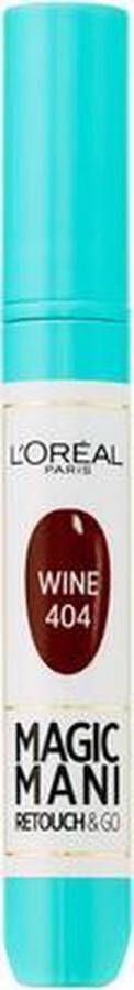 L Oréal Paris L'Oréal Paris Make-Up Designer Magic Mani 404 Wine Nagellak