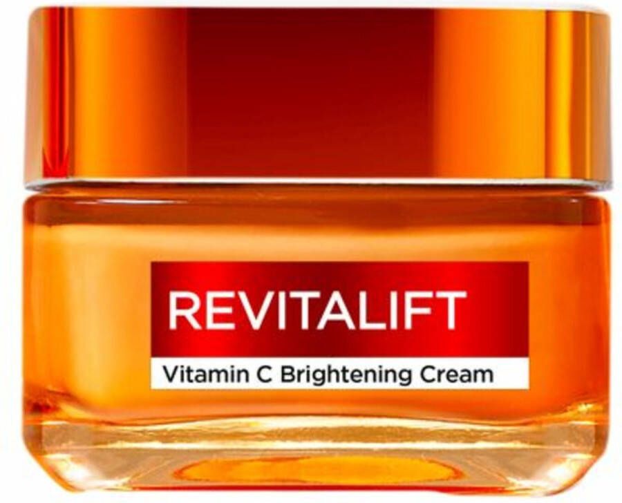 L Oréal Paris L'Oréal Paris Revitalift Clinical Vitamine C Brightening Cream Voor Alle Huidtypen Verrijkt met Vitamine C en Salicylzuur Voor een Stralende Huid en Verfijnde Poriën 50ml