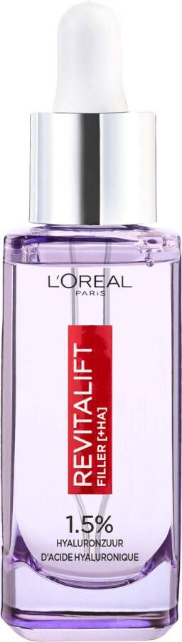 L Oréal Paris L'Oréal Paris Revitalift Filler 1 5% Hyaluronzuur Serum Anti Rimpel 30ml Voor een Volle en Soepele Huid