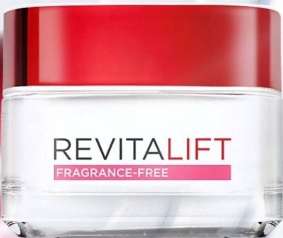 L Oréal Paris L'Oréal Paris Revitalift Fragrance free Dagcrème 50ml Anti-Rimpelcrème voor de gevoelige huid