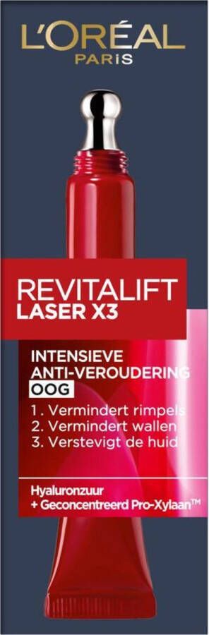 L Oréal Paris L'Oréal Paris Revitalift Laser X3 anti-rimpel oogcrème 15 ml