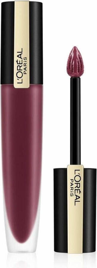 L Oréal Paris L'Oréal Paris Rouge Signature Lippenstift 103 I Enjoy Donker Rood Matte Vloeibare Lipstick