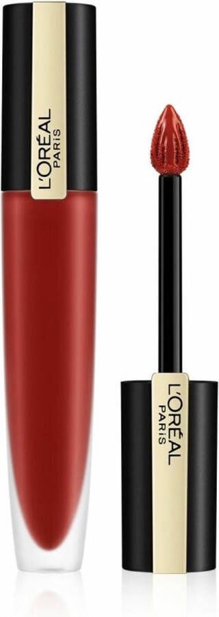 L Oréal Paris L'Oréal Paris Rouge Signature Lippenstift 115 I Am Worth It Rood Matte Vloeibare Lipstick