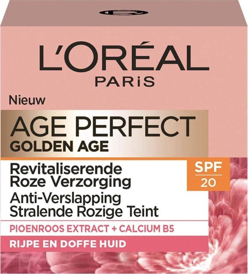 L Oréal Paris L'Oréal Paris Skin Expert Age Perfect Golden Age Dagcrème Versterkend SPF 20 50ml