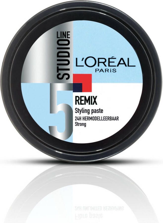 L Oréal Paris L'Oréal Paris Studio Line Remix Styling Paste Sterke Fixatie 6 x 150 ml Voordeelverpakking