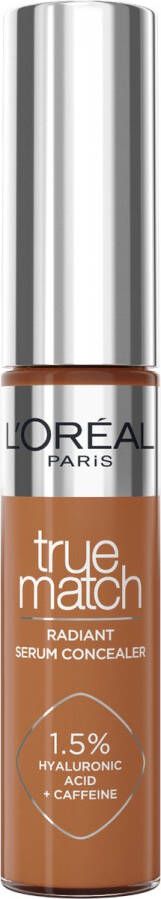 L Oréal Paris L'Oréal Paris True Match Radiant Serum Concealer Geschikt voor de gevoelige huid Verrijkt met 1 5% hyaluronzuur en cafeïne voor hydratatie en verfrissing Medium dekking Stralende finish Verzorgt als een oogserum 10.D 11 ml