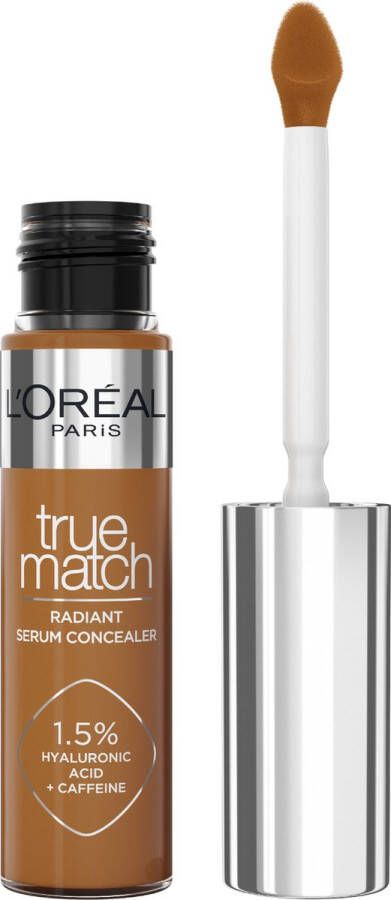 L Oréal Paris L'Oréal Paris True Match Radiant Serum Concealer Geschikt voor de gevoelige huid Verrijkt met 1 5% hyaluronzuur en cafeïne voor hydratatie en verfrissing Medium dekking Stralende finish Verzorgt als een oogserum 9N 11 ml