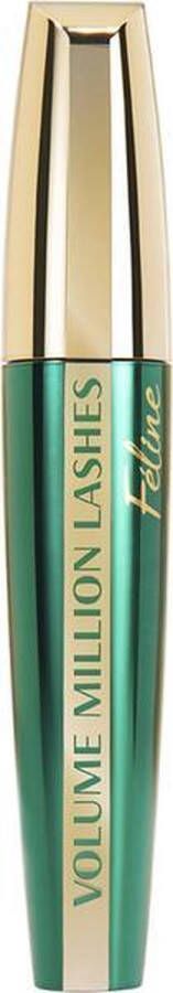 L Oréal Paris Volume Million Lashes Féline 01 Black Zwart Volume Mascara met Krul Effect 10 7 ml