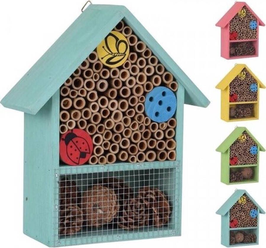 L28 Insectenhotel hout rood
