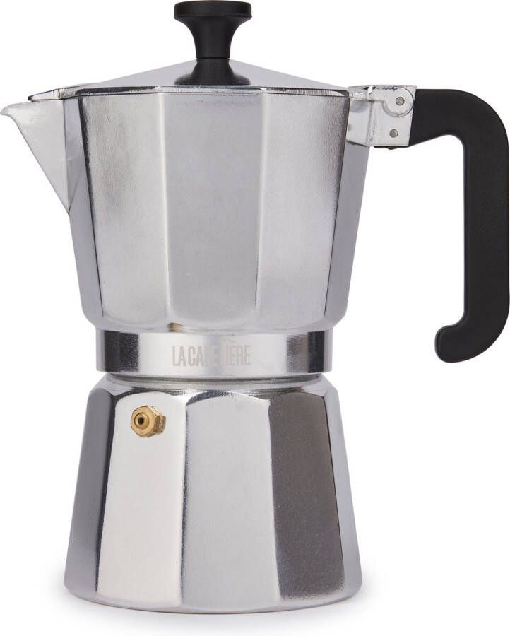 La Cafetière Espresso Maker 6 Kopjes Aluminium Zilver La Cafeti