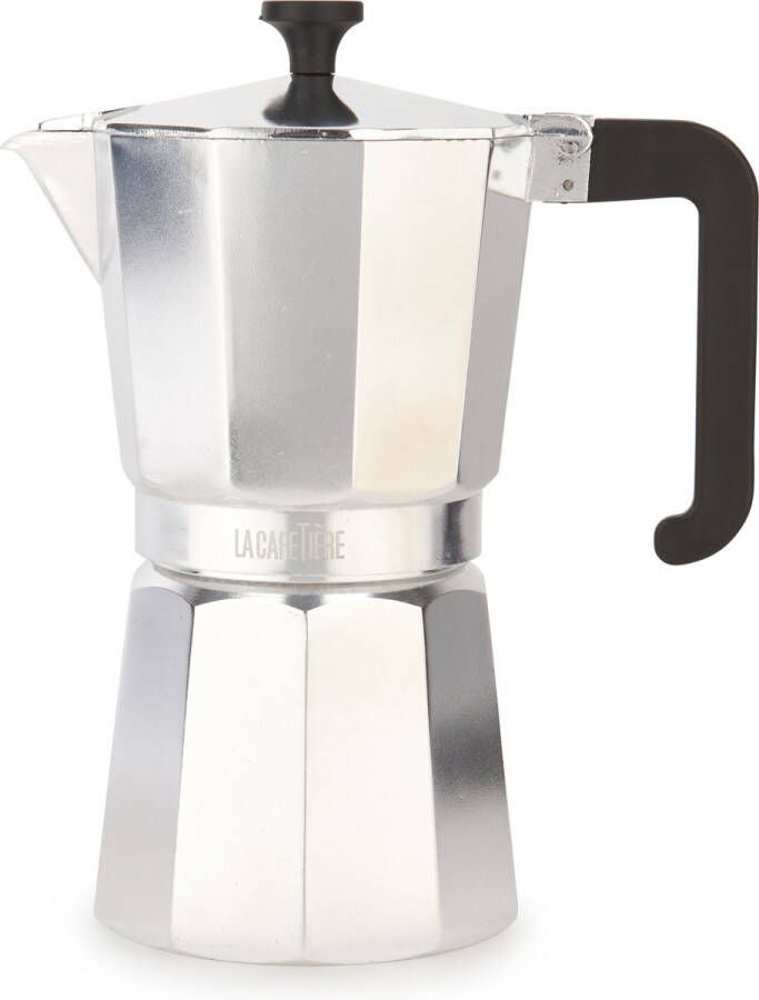 La Cafetière Espresso Maker 9 Kopjes Aluminium Zilver La Cafeti