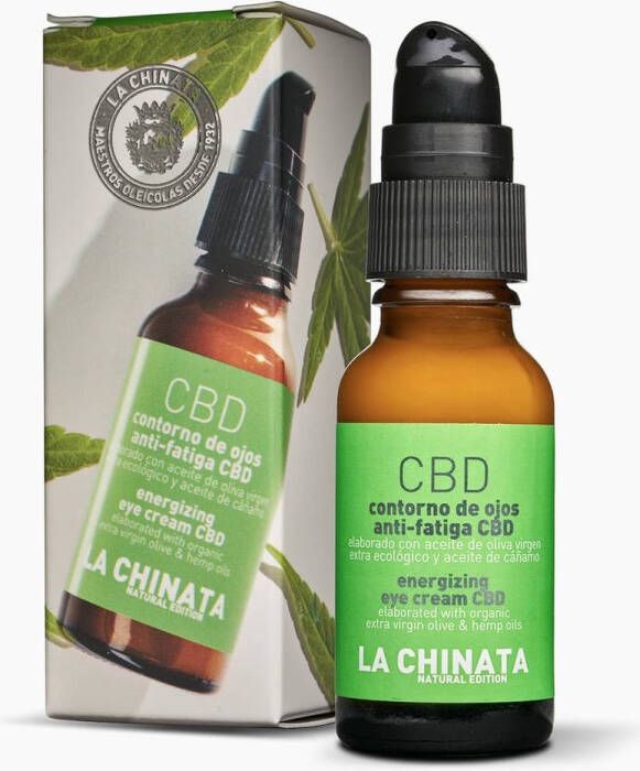 La Chinata CBD Anti-vermoeidheid Oogcrème tegen donkere vlekken en wallen 20ml