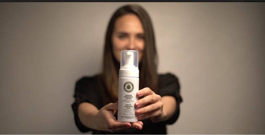 La Chinata LaChinata Kersen gezicht reinigingsmousse voor gevoelige huid 150ml
