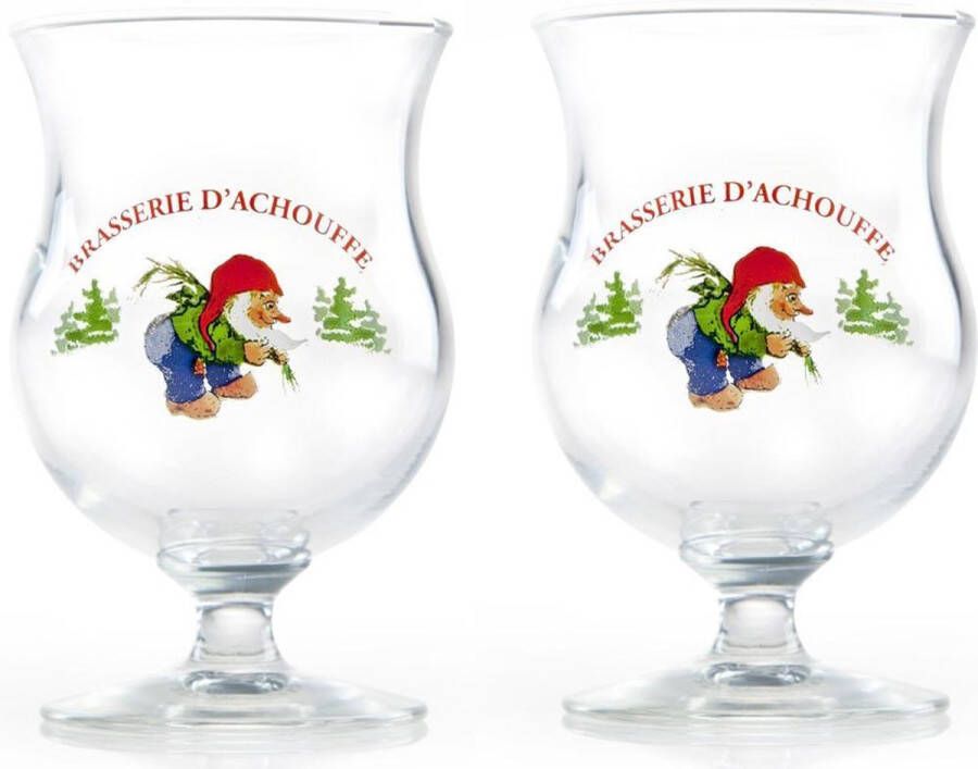 La Chouffe bierglazen 2 stuks 33cl.