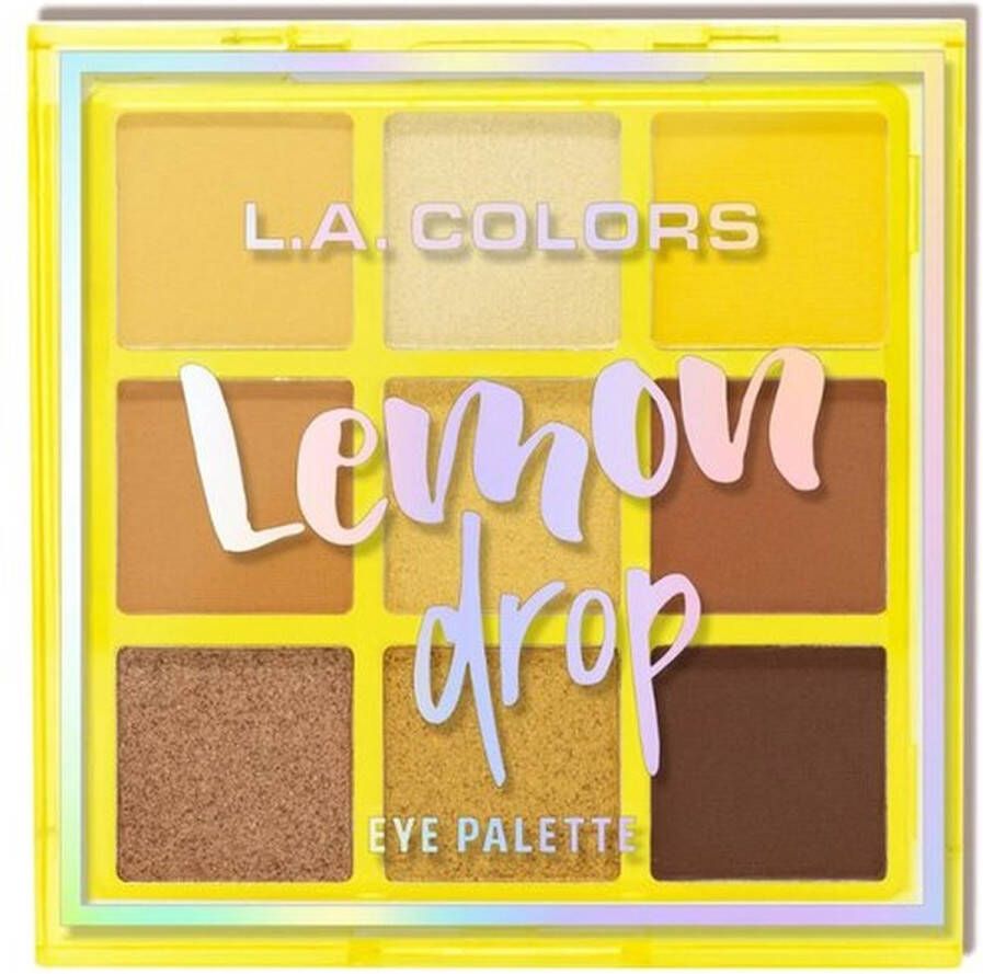 L.A. Colors Fruity Fun Eyeshadow CES491 Lemon Drop Oogschaduw 7.5 g