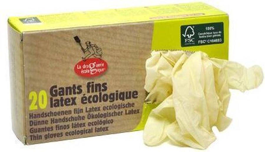 La droguerie Ecologique Wegwerp handschoenen latex maat s